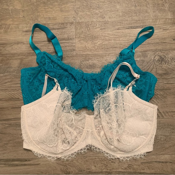 Victoria Secret Lace Underwired Dream Angels Lined Demi Push Up Without Padding - Picture 5 of 14